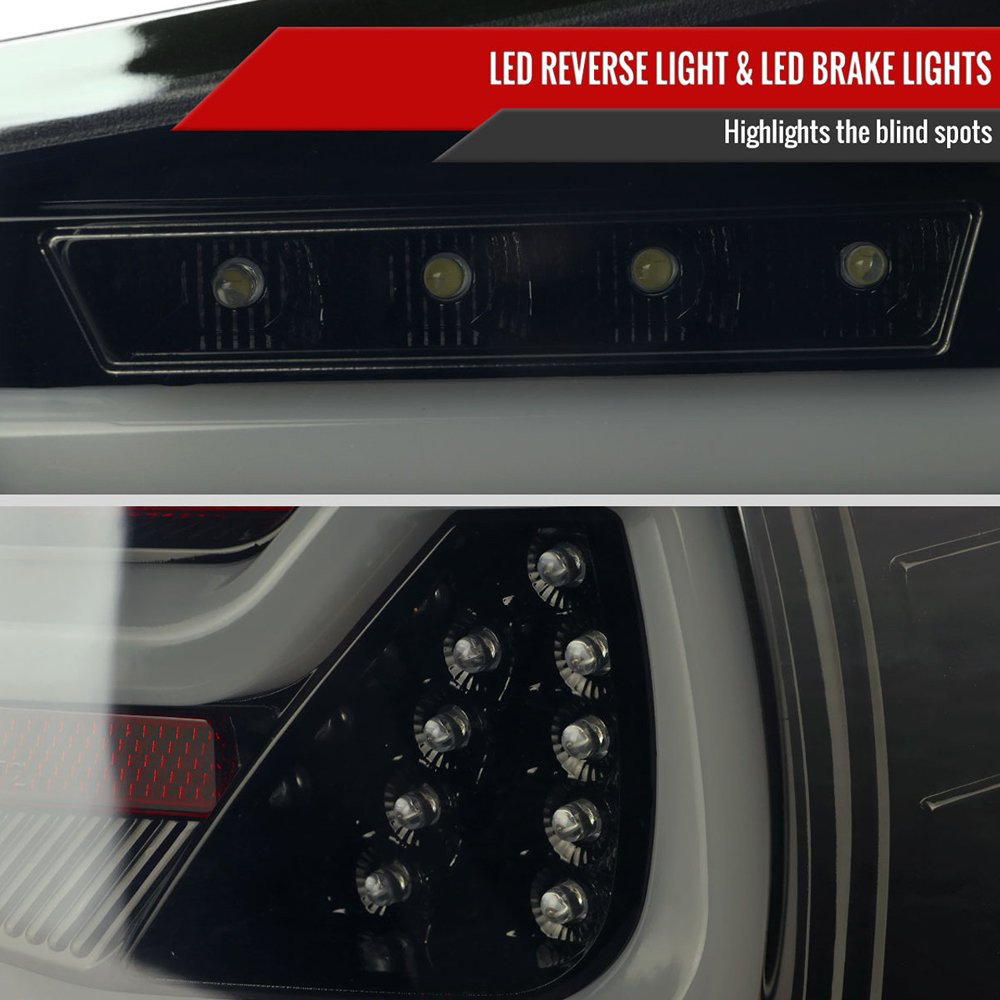 Fits 2009-2011 BMW E90 3-Series 4Dr Sedan LED Tail Light (Glossy Black Housing/Clear Lens) - Image 5