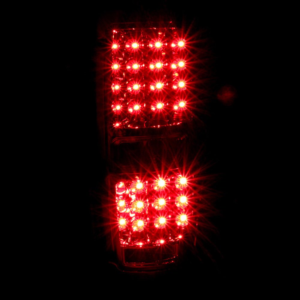 Fits 2009-2014 Ford F-150 LED Tail Lights - OZ (Chrome Housing/Smoked Lens) - Image 5
