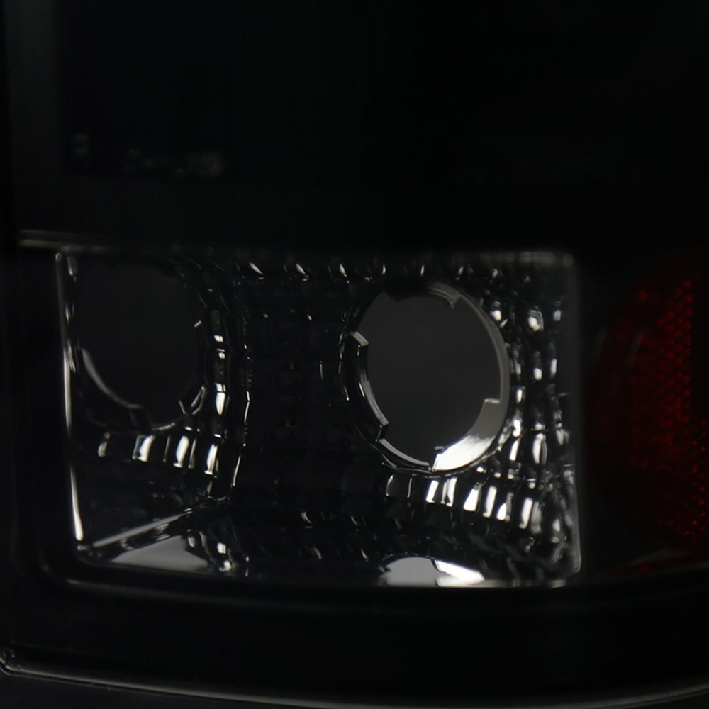 Fits 1997-2007 Ford F-150/F-250/F-350/F-450/F-550 Styleside LED Tail Lights (Glossy Black Housing/Smoked Lens) - Image 6