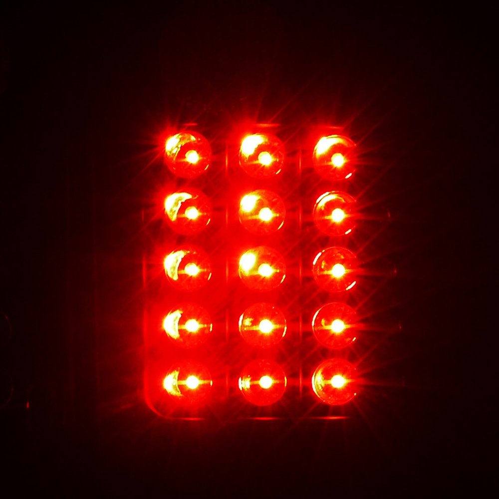Fits 1997-2007 Ford F-150/F-250/F-350/F-450/F-550 Styleside V2 LED Tail Lights (Matte Black Housing/Clear Lens) - Image 10