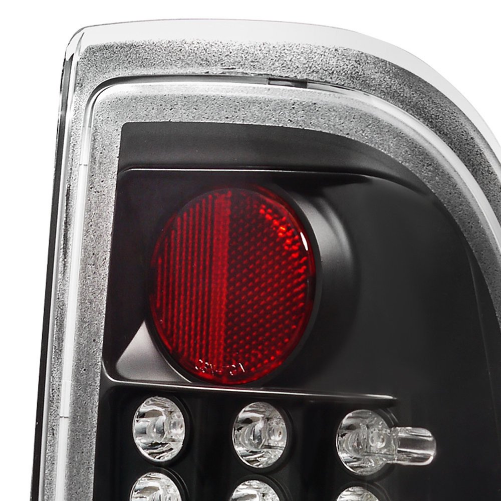 Fits 1997-2007 Ford F-150/F-250/F-350/F-450/F-550 Styleside V2 LED Tail Lights (Matte Black Housing/Clear Lens) - Image 7