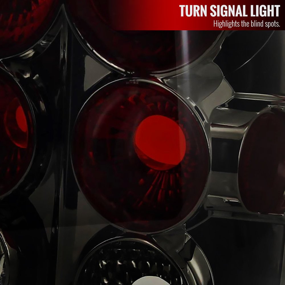 Fits 2005-2006 Jeep Grand Cherokee Tail Lights (Chrome Housing/Smoked Lens) - Image 6