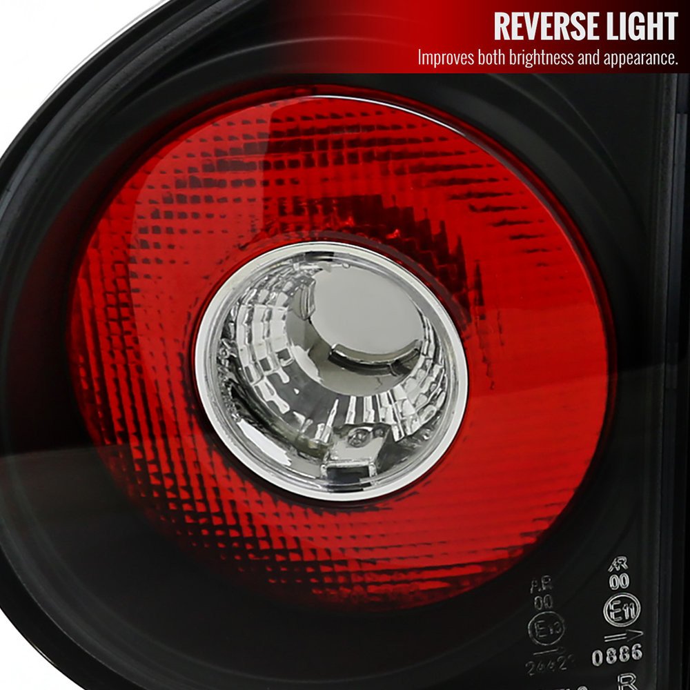 Fits 2006-2009 Volkswagen Golf GTI Mk5/Rabbit/R32 Tail Lights (Matte Black Housing/Clear Lens) - Image 6