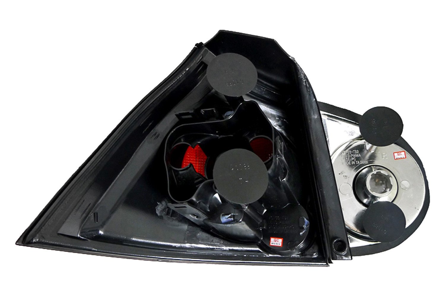 Fits 2006-2009 Volkswagen Golf GTI Mk5/Rabbit/R32 Tail Lights (Matte Black Housing/Clear Lens) - Image 3