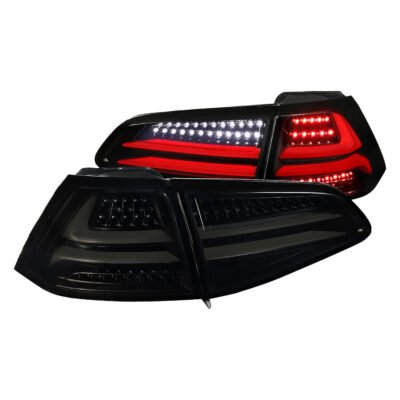 Fits 2015-2017 Volkswagen Golf/GTI LED Tail Lights (Glossy Black Housing/Smoked Lens)