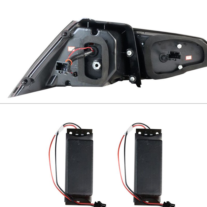 Fits 2015-2017 Volkswagen Golf/GTI LED Tail Lights (Glossy Black Housing/Smoked Lens) - Image 3