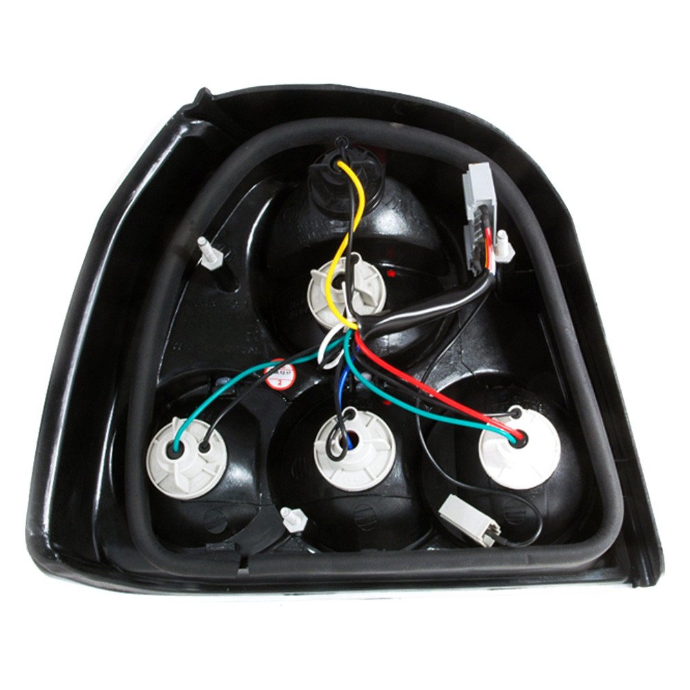 Fits 1993-1998 Volkswagen Golf Mk3 Tail Lights (Matte Black Housing/Clear Lens) - Image 4