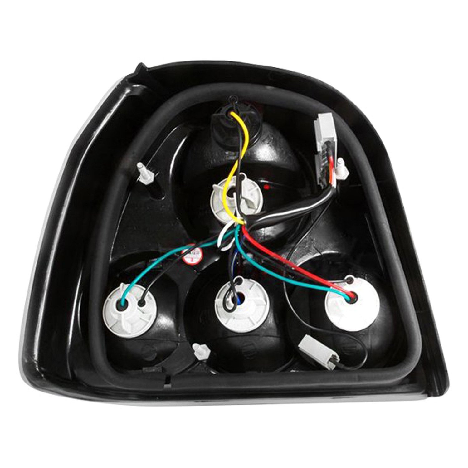 Fits 1993-1998 Volkswagen Golf Mk3 Tail Lights (Matte Black Housing/Clear Lens) - Image 2