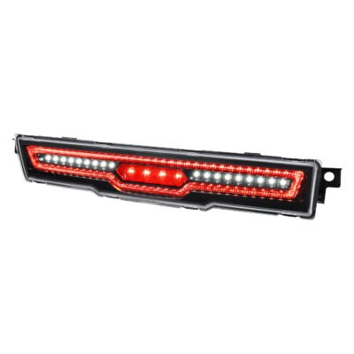 Fits 2022-2024 Toyota GR86 / Subaru BRZ Rear Bumper Full LED 4th Reverse Tail Brake Light (Jet Black Housing / Clear Lens)