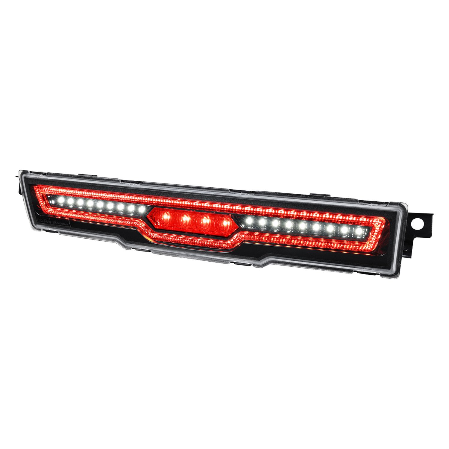 Fits 2022-2024 Toyota GR86 / Subaru BRZ Rear Bumper Full LED 4th Reverse Tail Brake Light (Jet Black Housing / Clear Lens)