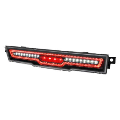 Fits 2022-2024 Toyota GR86 / Subaru BRZ Rear Bumper Full LED 4th Reverse Tail Brake Light (Matte Black Housing / Clear Lens)