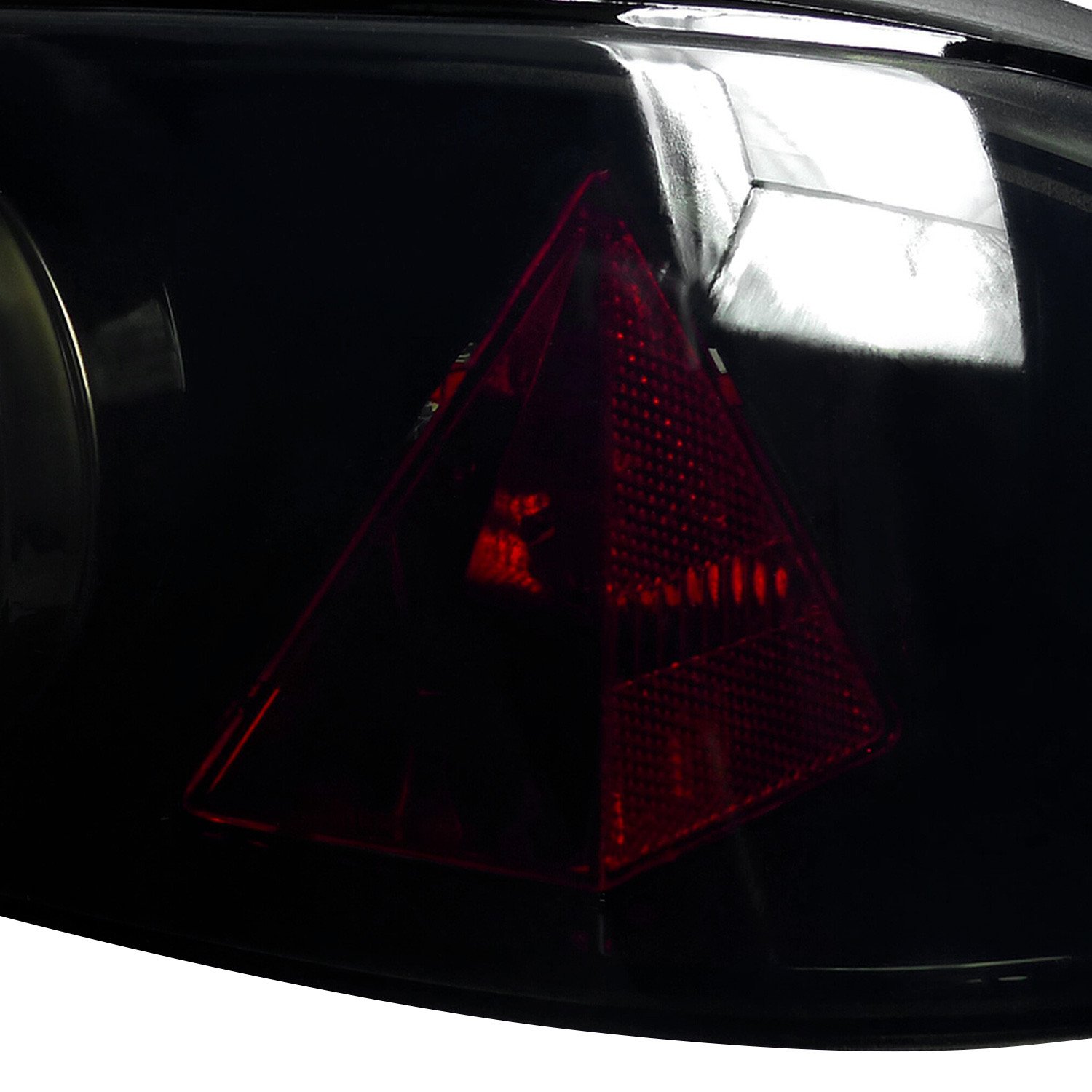 Fits 1994-2001 Acura Integra Hatchback Tail Lights (Glossy Black Housing/Smoked Lens) - Image 4