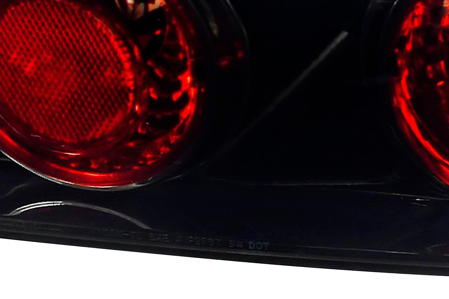Fits 1994-2001 Acura Integra Hatchback Tail Lights (Glossy Black Housing/Smoked Lens) - Image 3