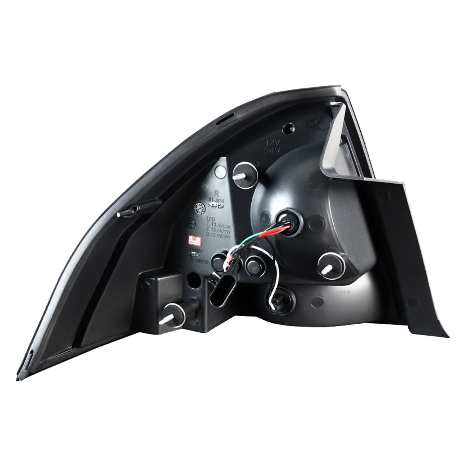 Fits 2006-2013 Chevrolet Impala/ 2014-2016 Impala Limited LED Tail Lights (Glossy Black Housing/Smoked Lens) - Image 3