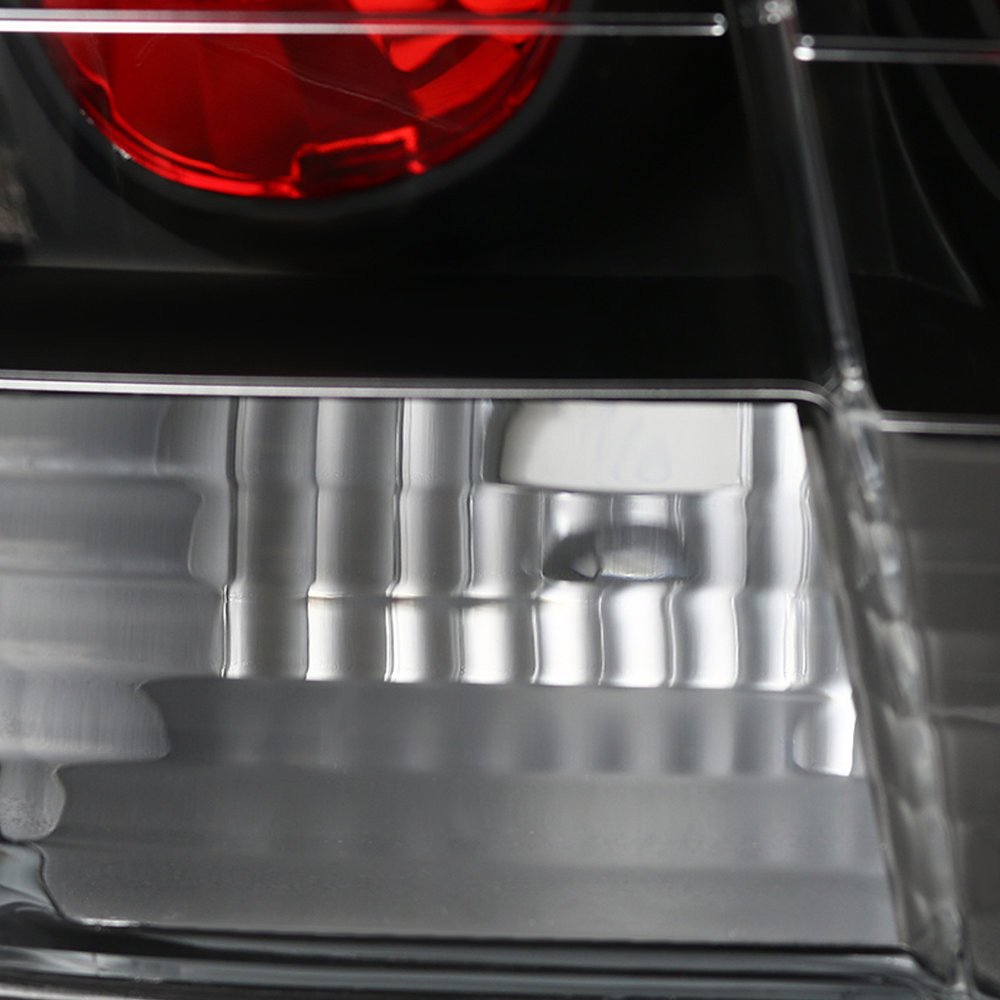 Fits 1999-2004 Ford Mustang Tail Lights (Matte Black Housing/Clear Lens) - Image 4