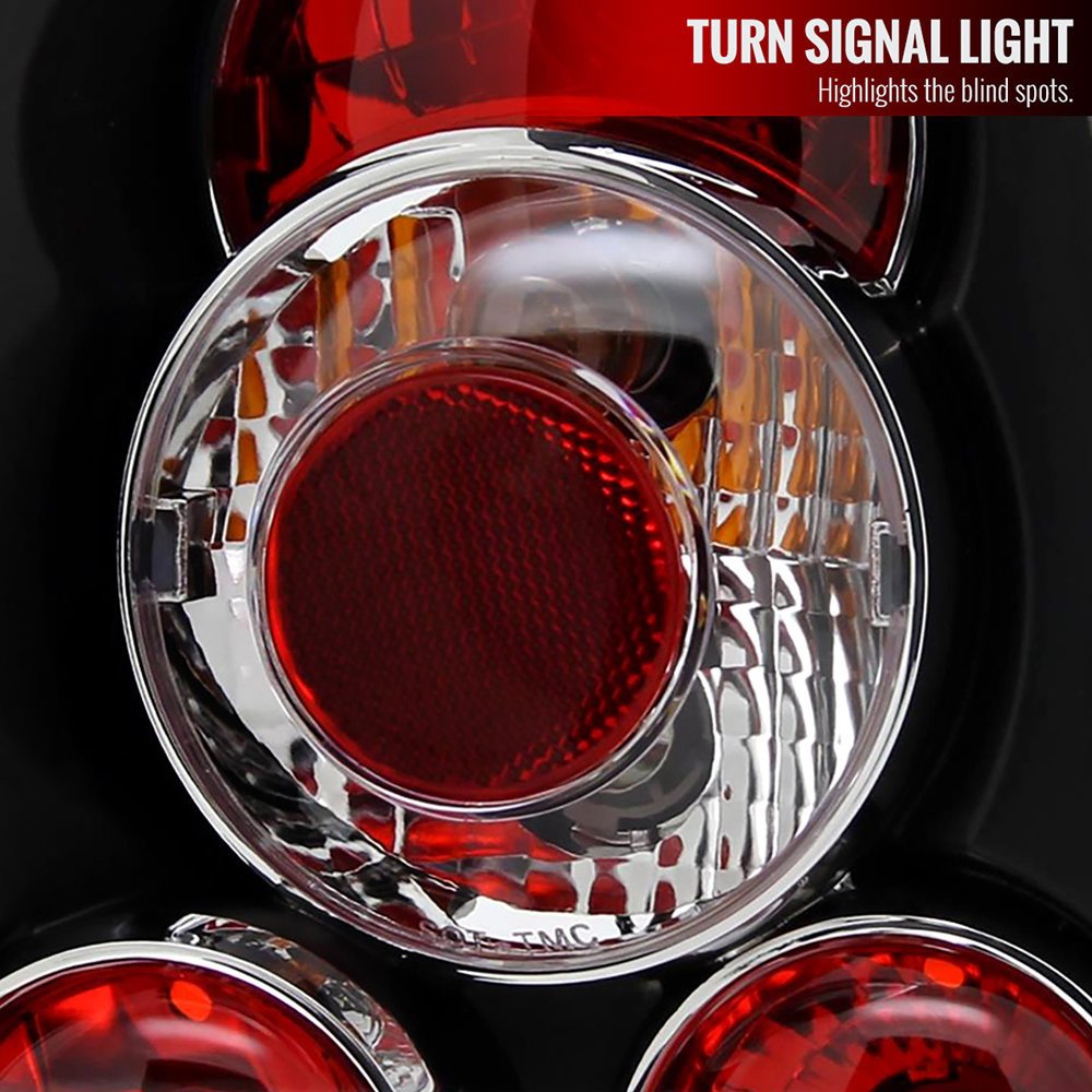 Fits 1998-2001 Volkswagen Passat Sedan Tail Lights (Matte Black Housing/Clear Lens) - Image 10