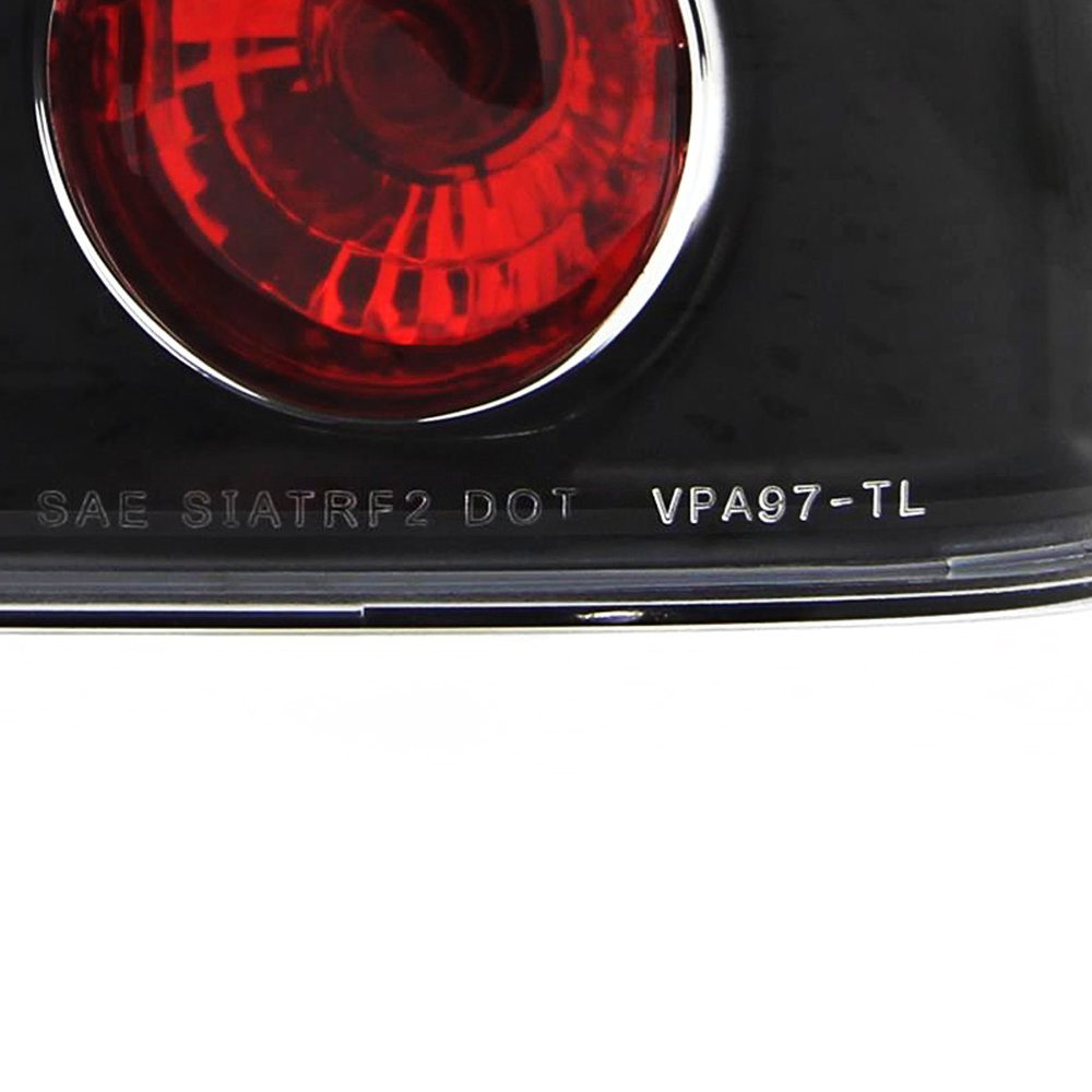 Fits 1998-2001 Volkswagen Passat Sedan Tail Lights (Matte Black Housing/Clear Lens) - Image 6