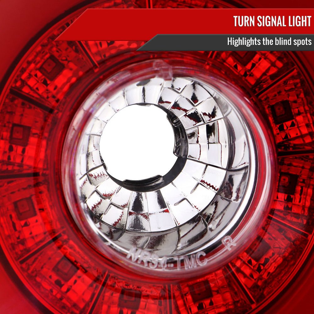 Fits 1999-2002 Nissan Skyline GT R34 JDM Red LED Tail Lights (Chrome Housing/Red Lens) - Image 4