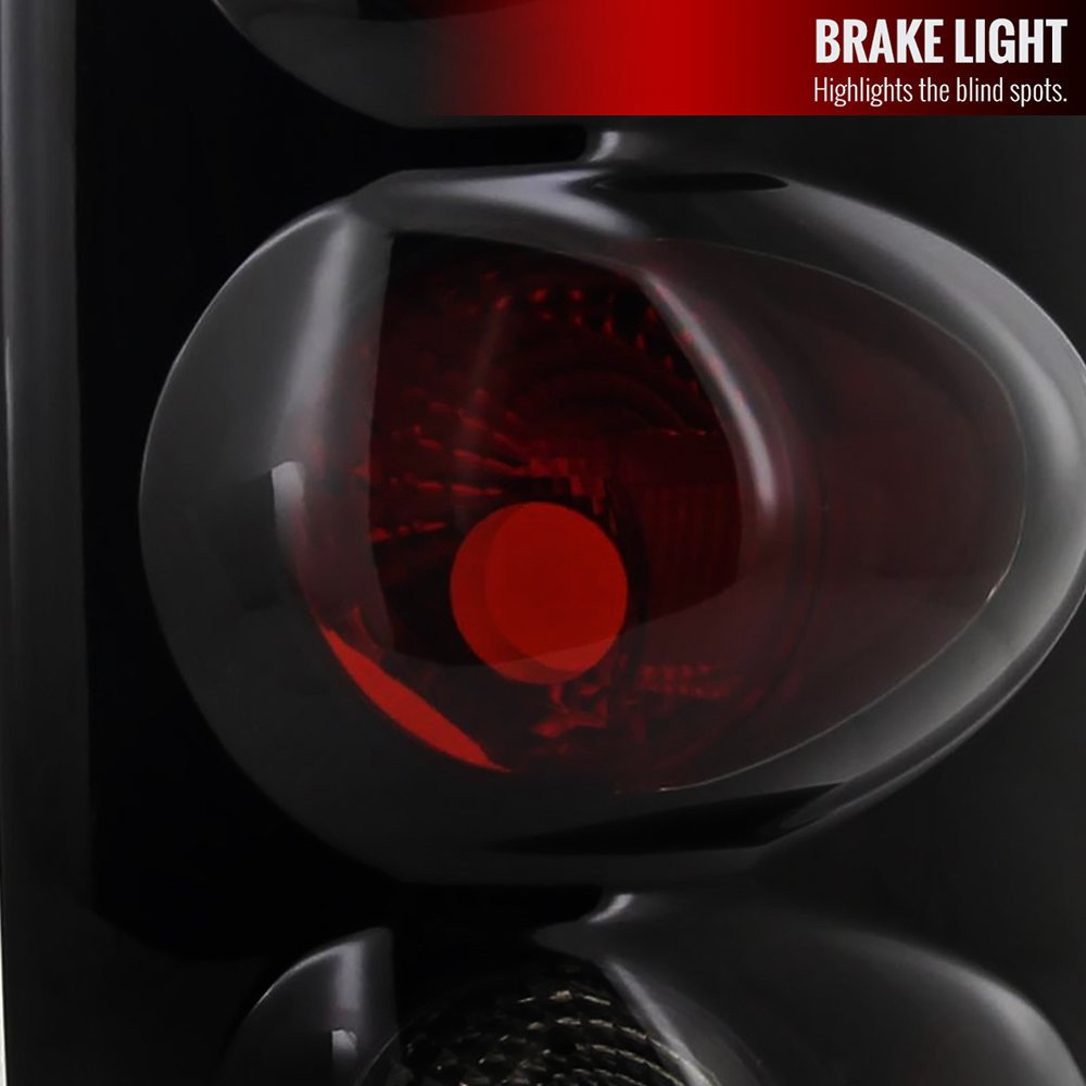 Fits 2002-2006 Dodge RAM Tail Lights (Glossy Black Housing/Smoked Lens) - Image 6