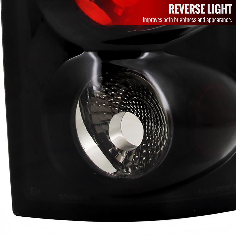 Fits 2002-2006 Dodge RAM Tail Lights (Glossy Black Housing/Smoked Lens) - Image 5