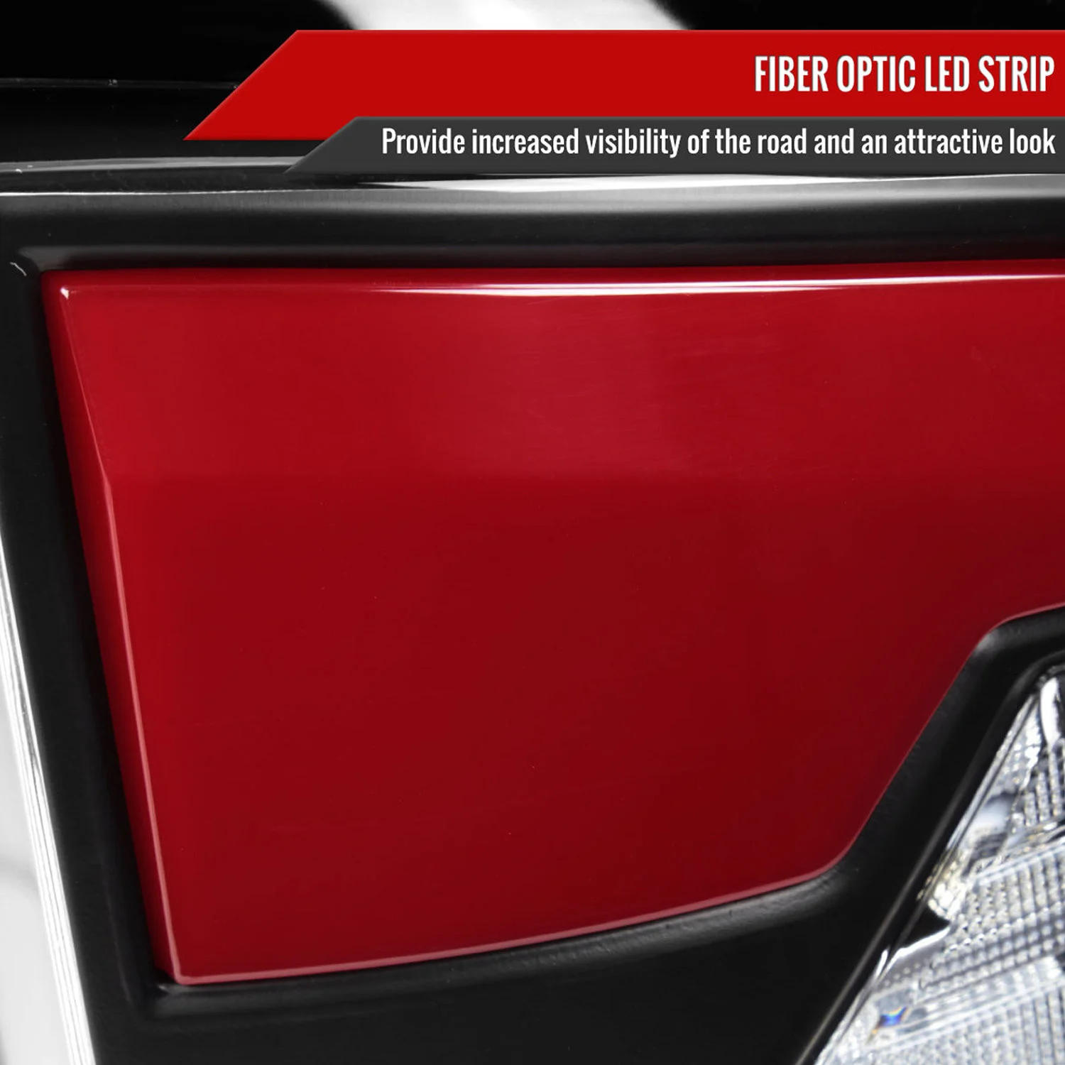 Fits 2002-2006 Dodge RAM 1500/2500/3500 Red LED Bar Tail Lights (Matte Black Housing/Clear Lens) - Image 7