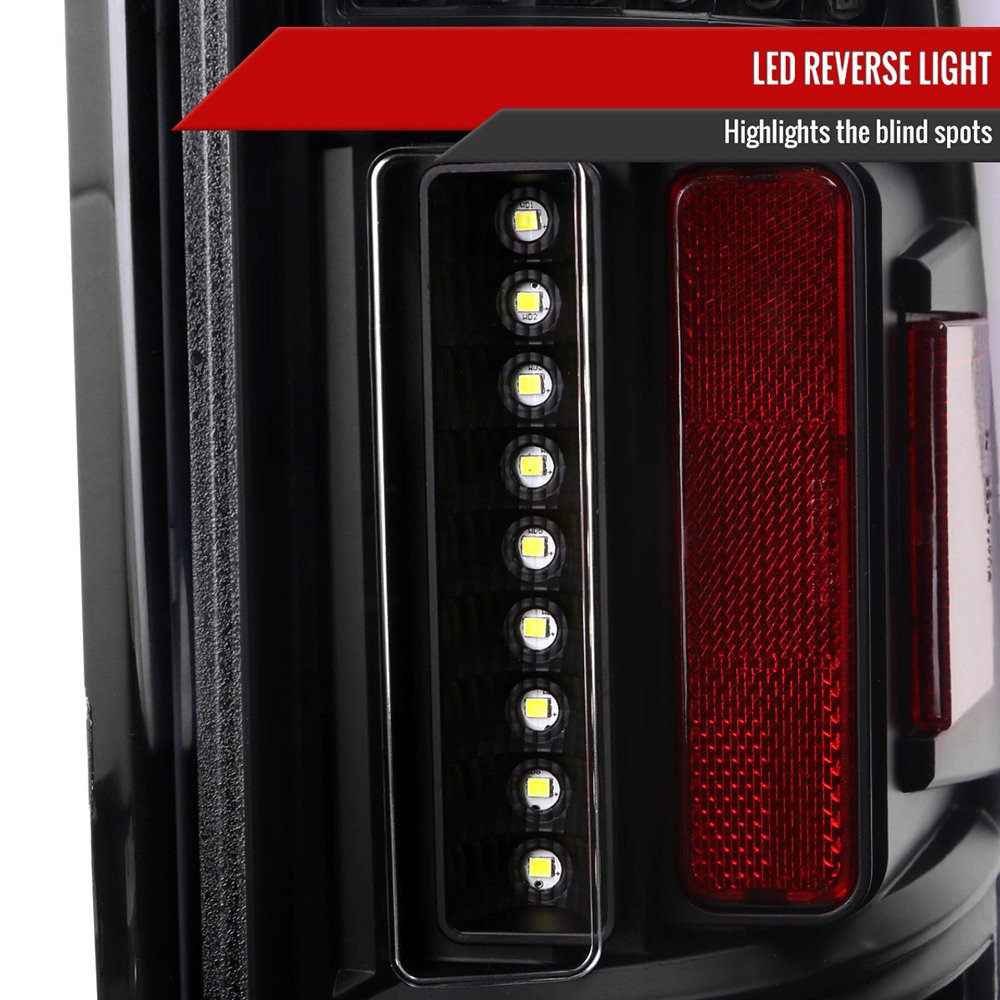 Fits 2019-2024 Dodge RAM 1500 LED Tail Lights (Matte Black Housing/Clear Lens) - Image 5