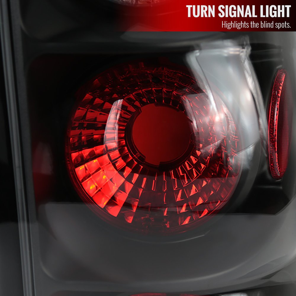 Fits 2003-2006 Chevrolet Silverado Tail Lights (Matte Black Housing/Clear Lens) - Image 7