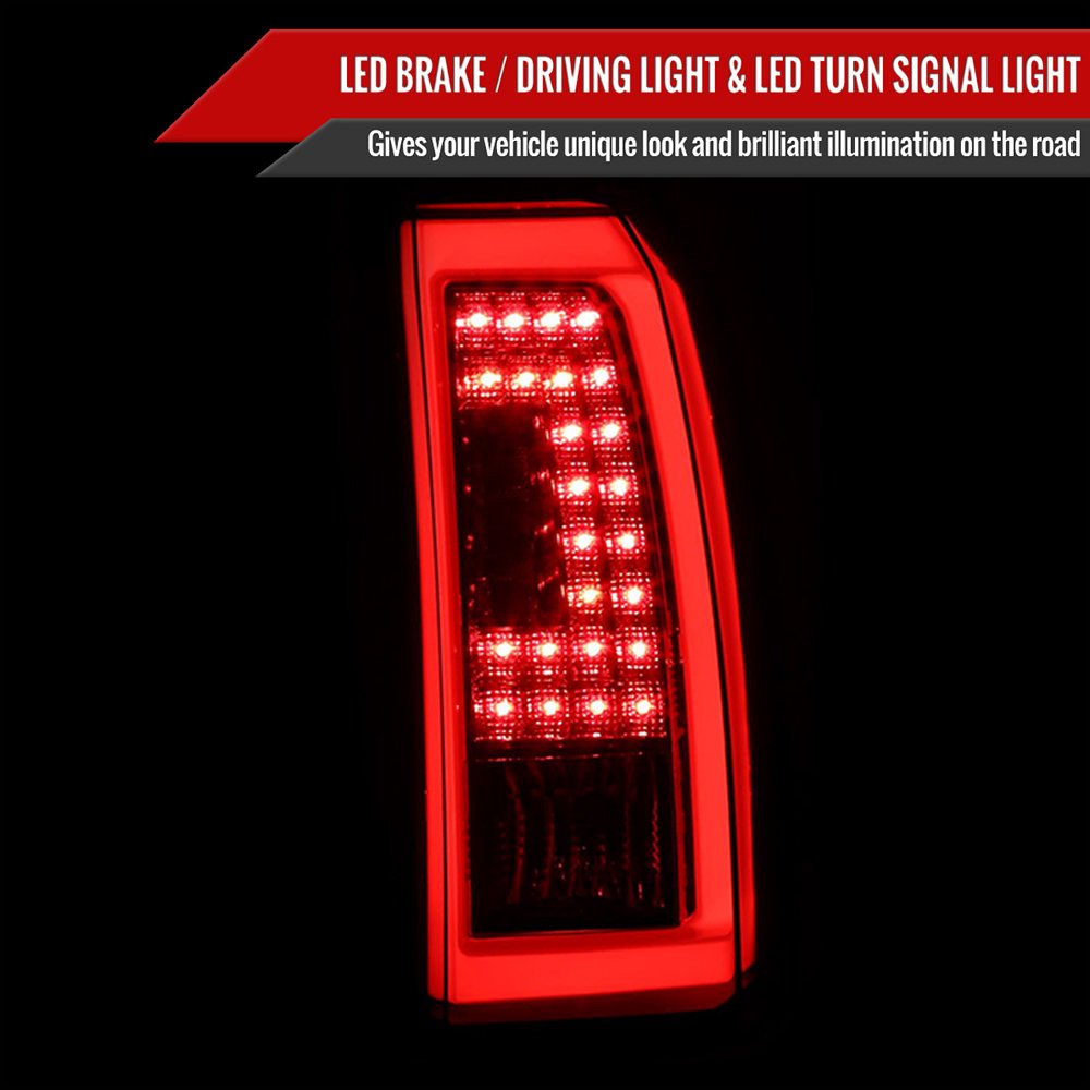 Fits 2015-2020 GMC Yukon/Yukon XL Denali SLE/SLT LED Tail Lights (Glossy Black Housing/Smoked Lens) - Image 9