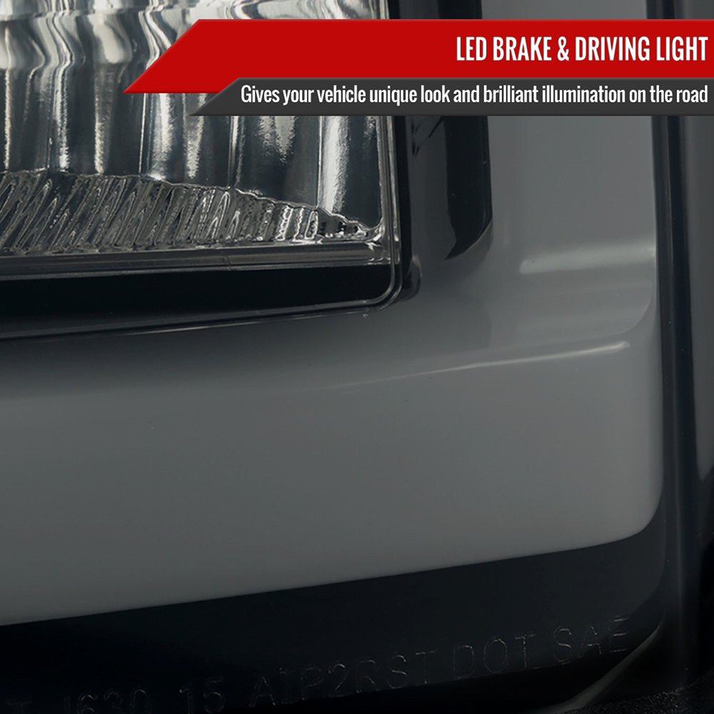 Fits 2015-2020 GMC Yukon/Yukon XL Denali SLE/SLT LED Tail Lights (Glossy Black Housing/Smoked Lens) - Image 8