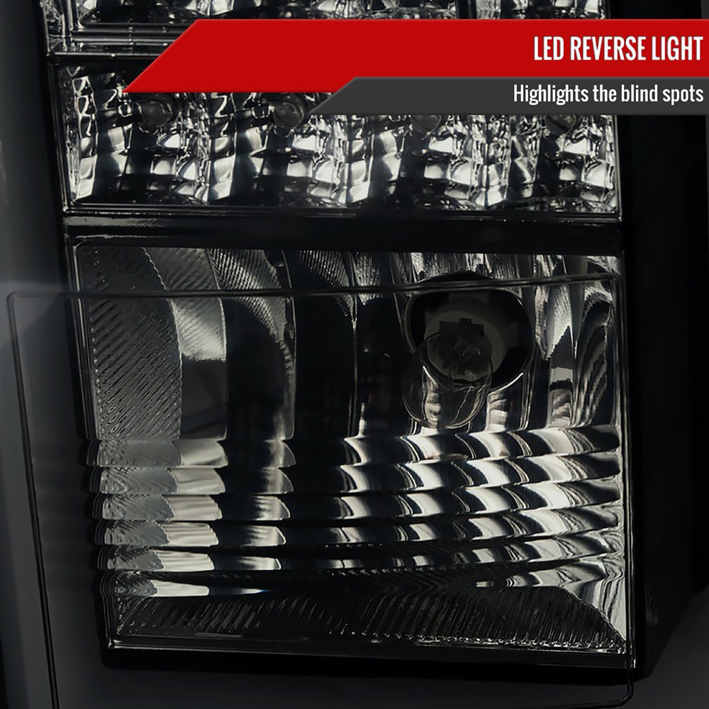 Fits 2015-2020 GMC Yukon/Yukon XL Denali SLE/SLT LED Tail Lights (Glossy Black Housing/Smoked Lens) - Image 6