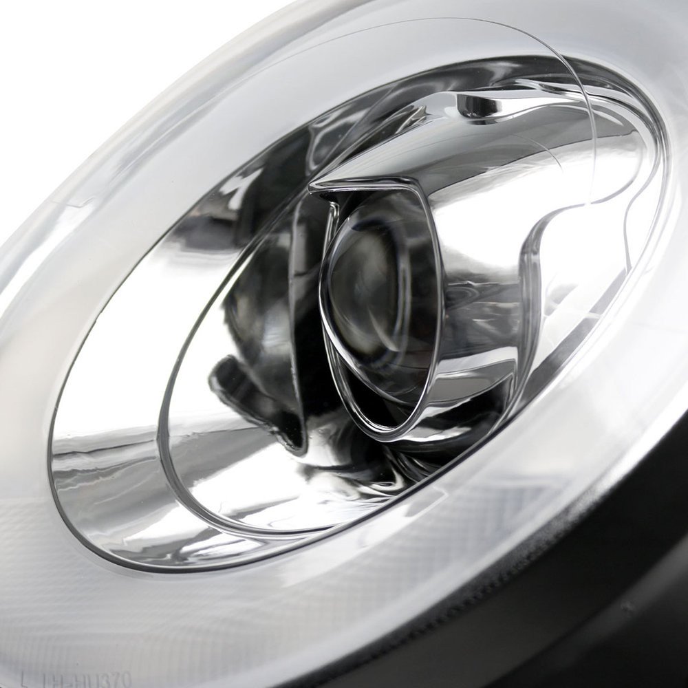 Fits 2007-2015 Mini Cooper R55 R56 R57 R58 R59 Projector Headlights w/ LED Turn Signal Lights (Chrome Housing/Clear Lens) - Image 4