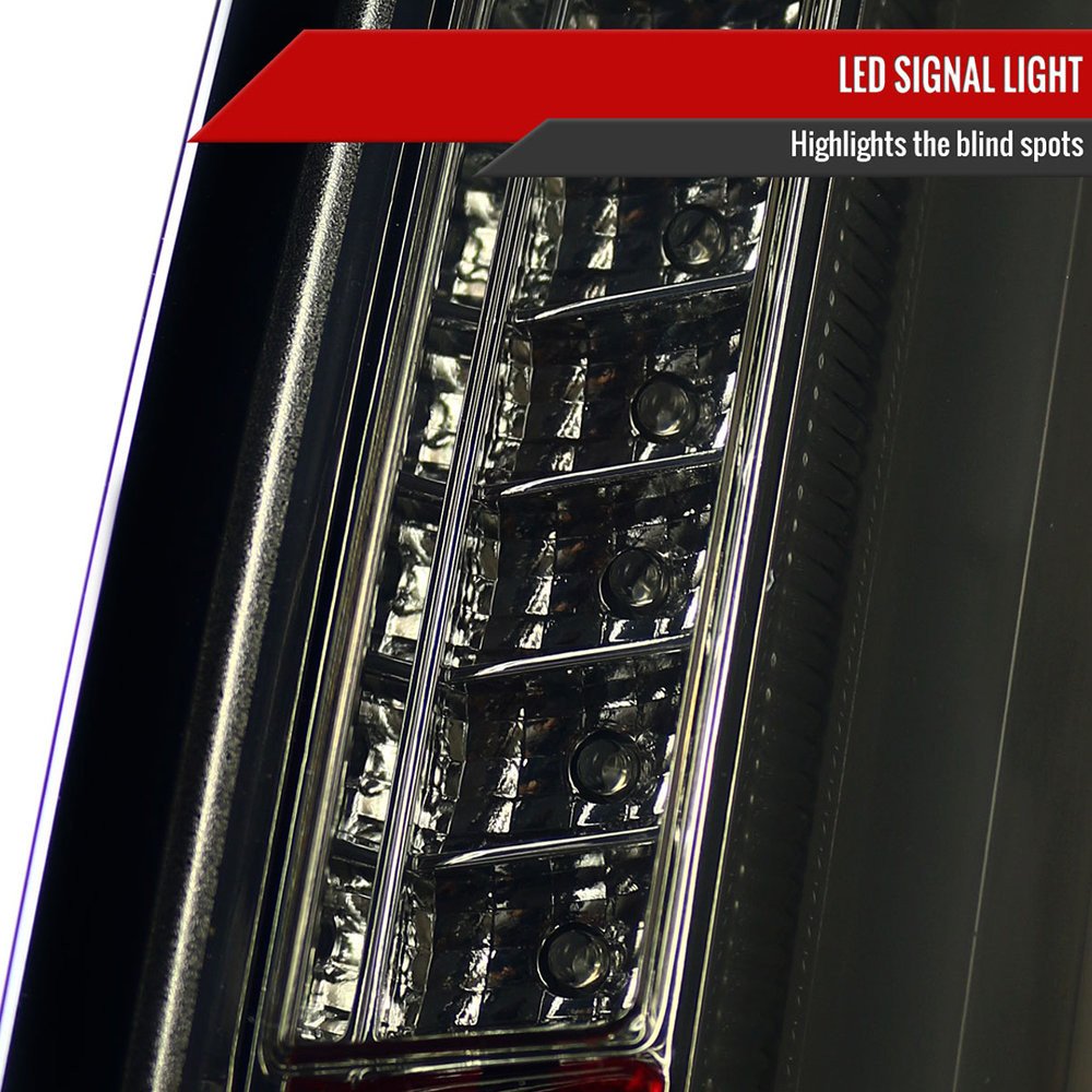 Fits 2003-2007 Cadillac CTS LED Tail Lights (Chrome Housing/Smoked Lens) - Image 5