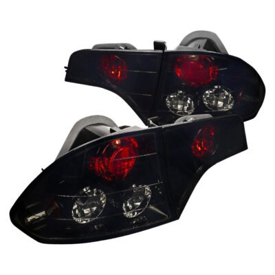 Fits 2006-2011 Honda Civic Sedan Tail Lights (Glossy Black Housing/Smoked Lens)