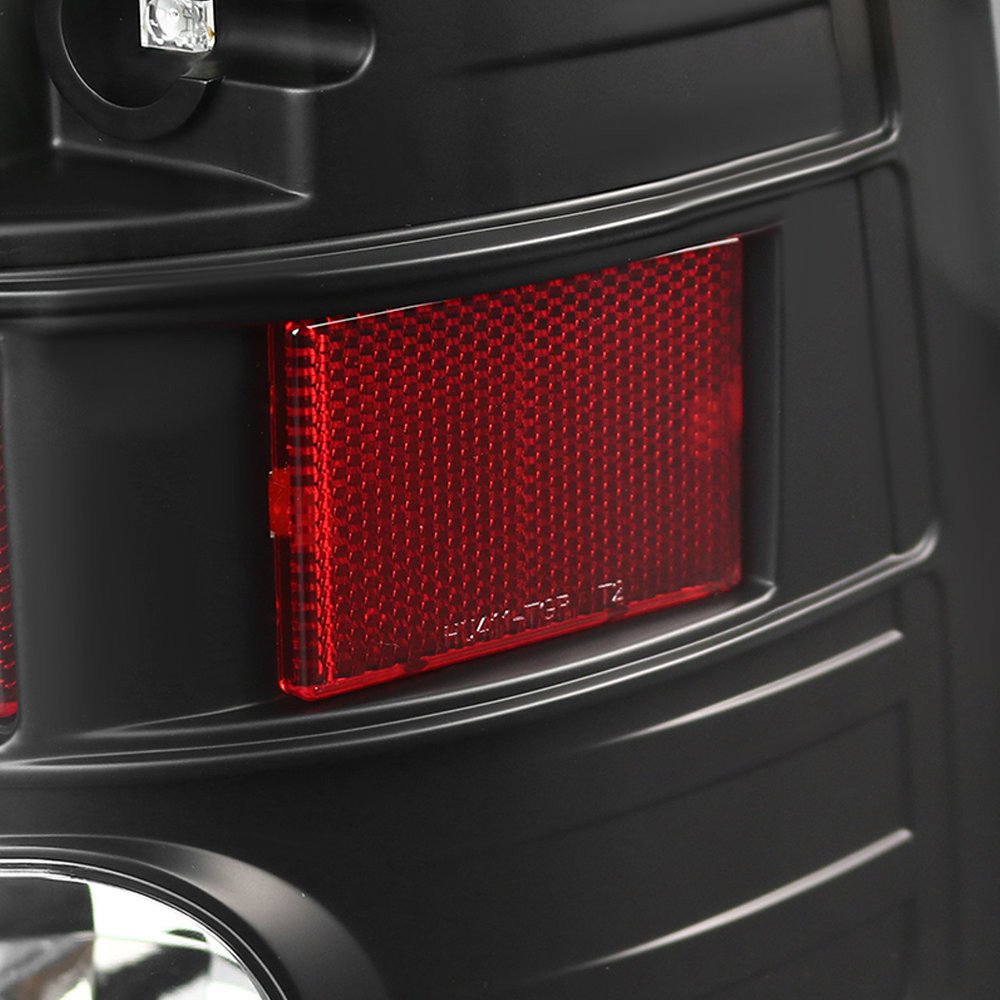 Fits 2009-2018 Dodge RAM 1500 / 2019-2021 RAM Classic / 2010-2018 RAM 2500 3500 LED Tail Lights - V2 (Matte Black Housing/Clear Lens) - Image 6