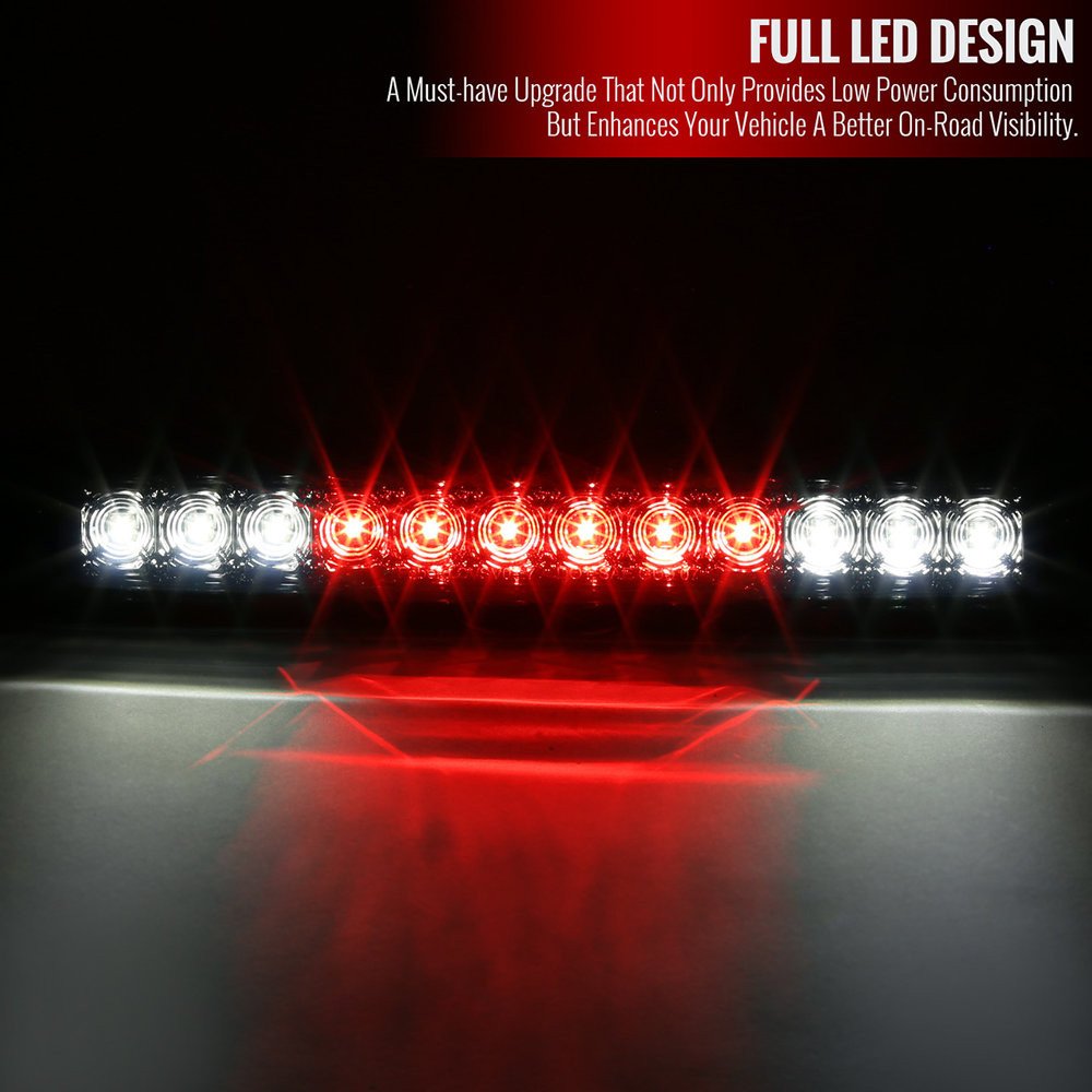 Fits 2007-2012 Chevrolet Silverado/ GMC Sierra LED 3rd Brake Light (Chrome Housing/Clear Lens) - Image 7
