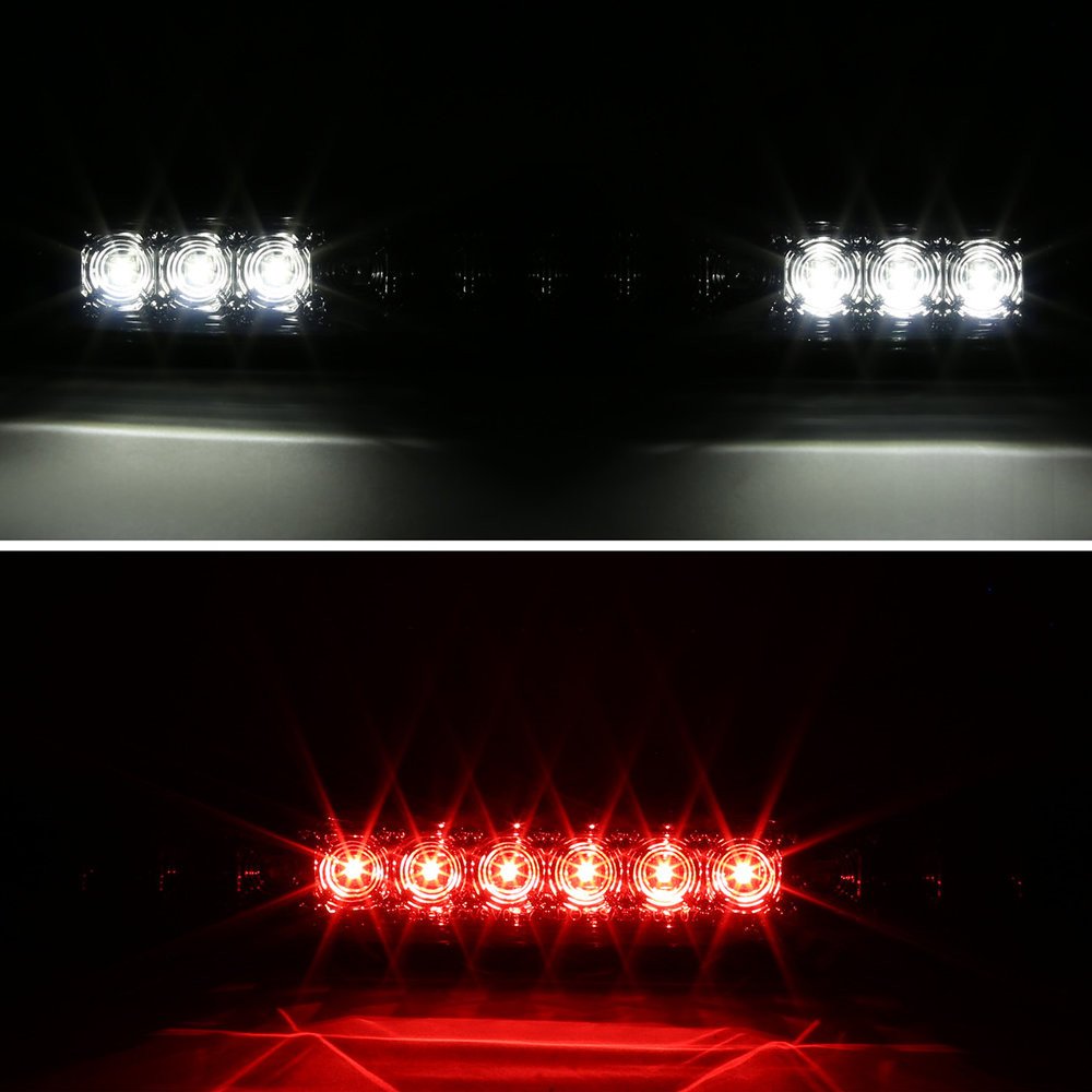 Fits 2007-2012 Chevrolet Silverado/ GMC Sierra LED 3rd Brake Light (Chrome Housing/Clear Lens) - Image 5