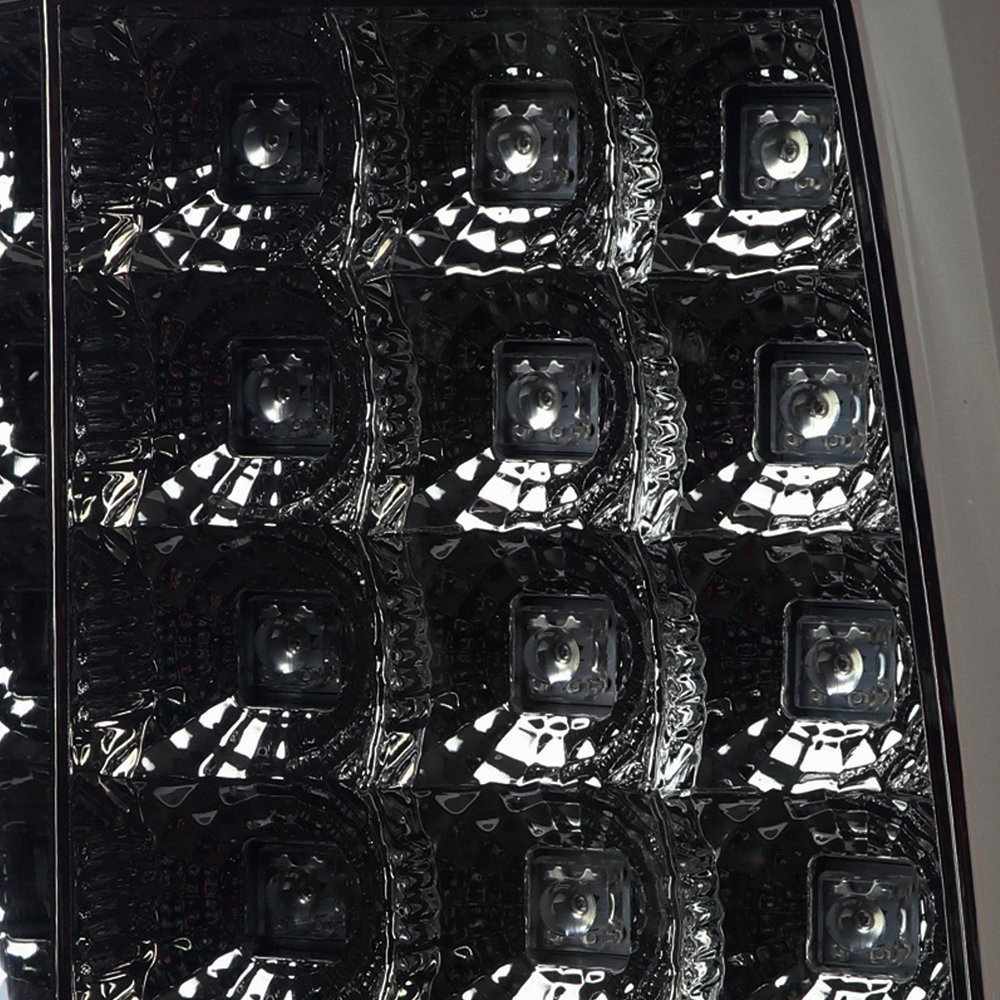 Fits 1999-2002 Chevrolet Silverado/ 1999-2006 GMC Sierra LED Tail Lights - G2 (Chrome Housing/Smoked Lens) - Image 7