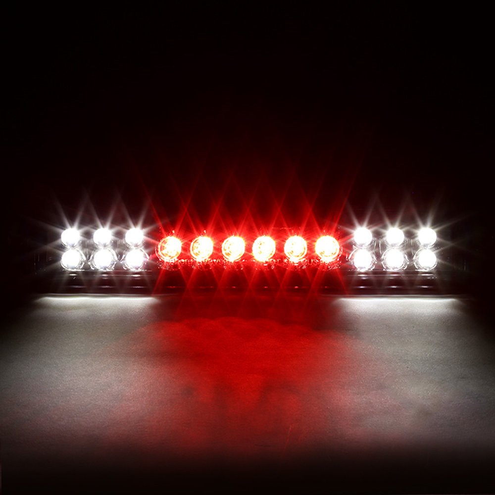 Fits 1999-2002 Chevrolet Silverado/1999-2006 GMC Sierra LED 3rd Brake Light - RS (Chrome Housing/Clear Lens) - Image 5