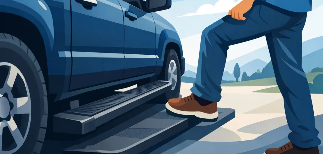 Running Boards for Better Truck Access