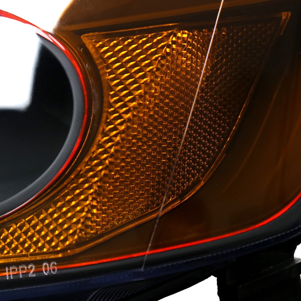 Fits 2001-2003 Honda Civic Factory Style Headlights (Matte Black Housing/Clear Lens) - Image 4