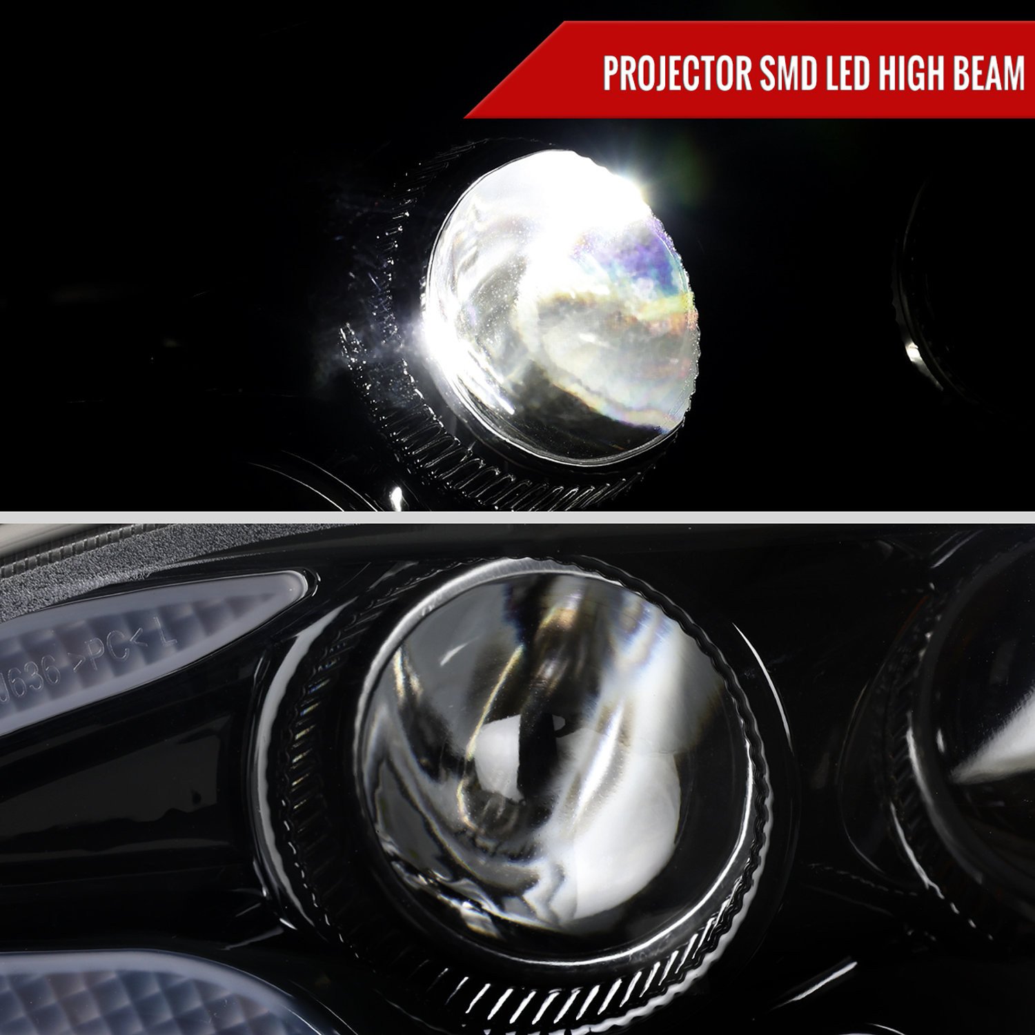 Fits 2014-2016 Lexus IS250 IS350 Full LED Project healight (Jet Black Housing / Clear lens) - Image 6
