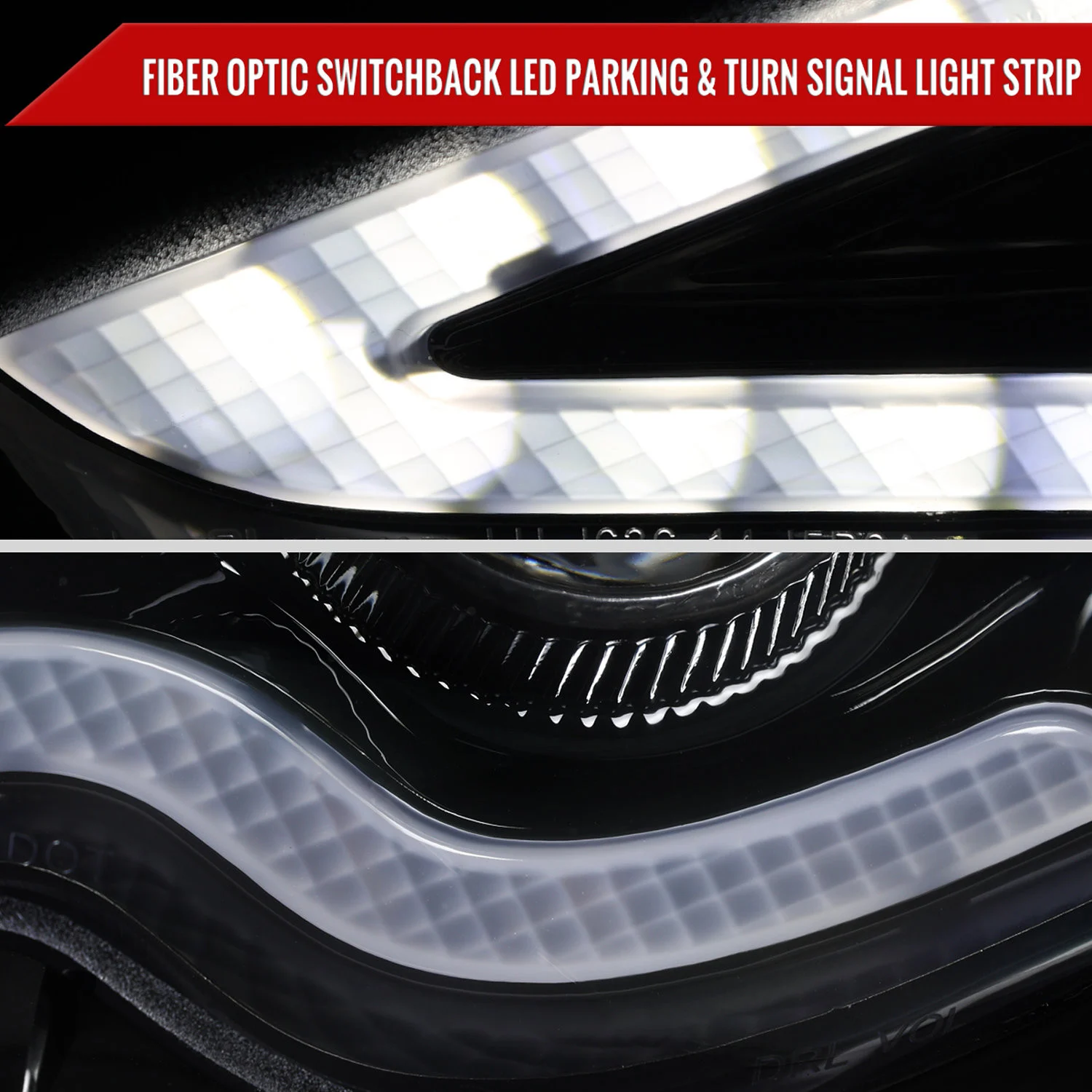 Fits 2014-2016 Lexus IS250 IS350 Full LED Project healight (Jet Black Housing / Clear lens) - Image 5