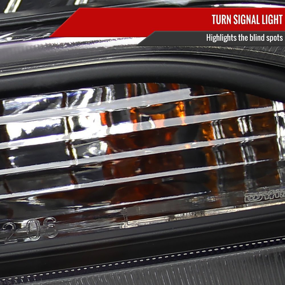 Fits 2013-2015 Chevrolet Malibu Projector Headlights (Matte Black Housing/Clear Lens) - Image 4