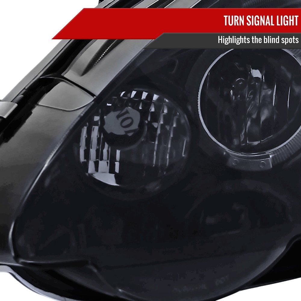 Fits 2002-2004 Acura RSX Dual Halo Projector Headlights (Glossy Black Housing/Smoked Lens) - Image 5