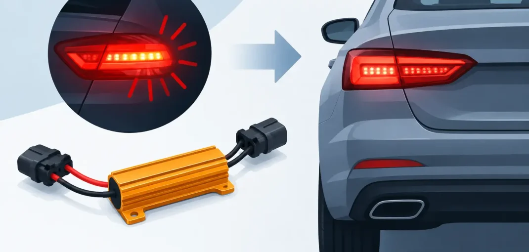 LED Taillight Resistors: Stop Hyperflash Safely