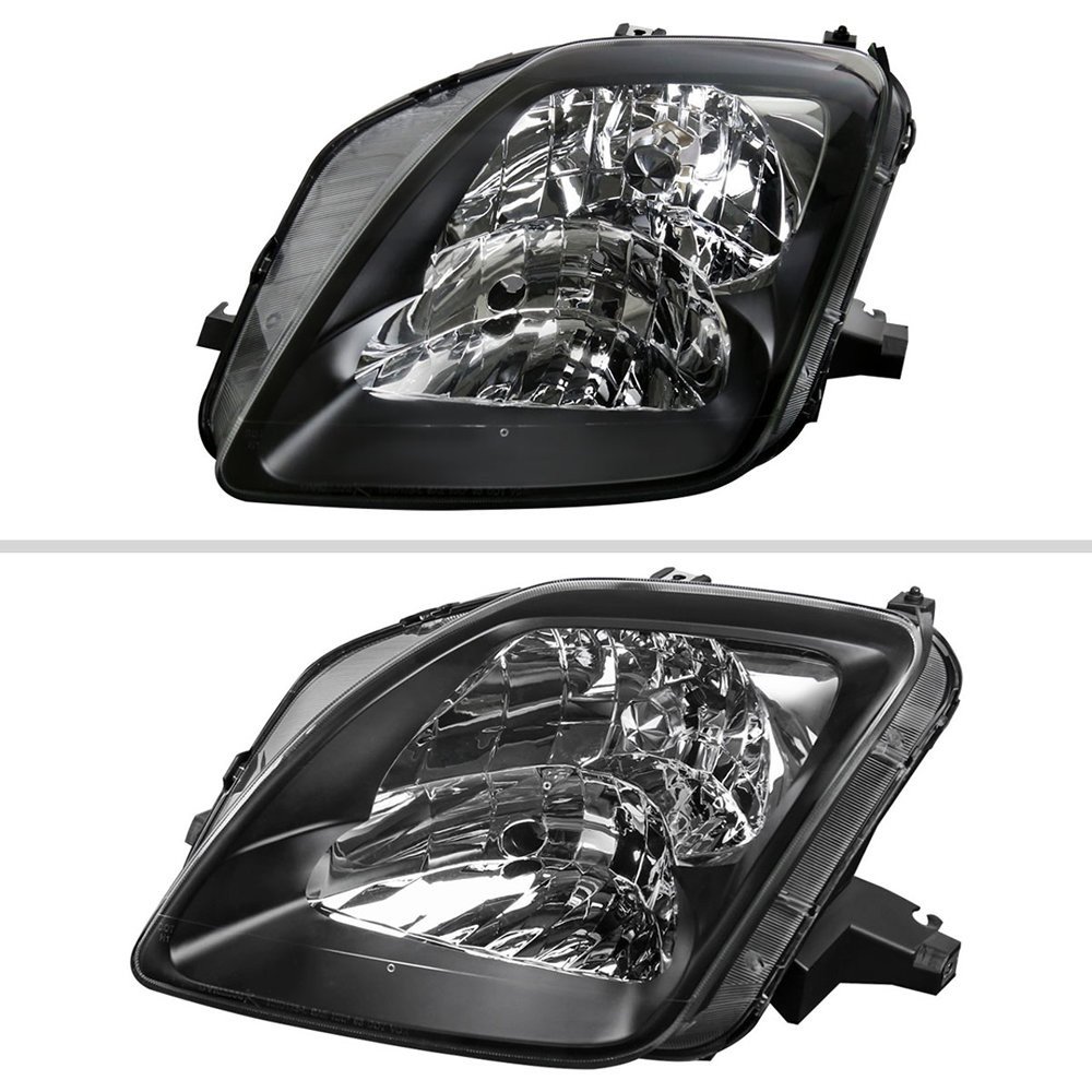 Fits 1997-2001 Honda Prelude Factory Style Headlights (Matte Black Housing/Clear Lens) - Image 8