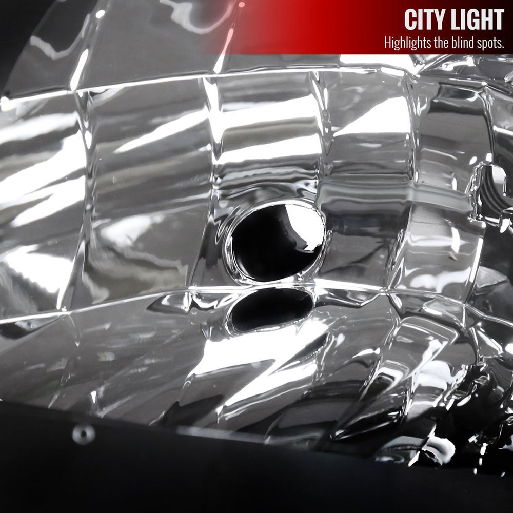 Fits 1997-2001 Honda Prelude Factory Style Headlights (Matte Black Housing/Clear Lens) - Image 5