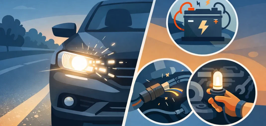 Why Do Headlights Flicker? Causes and Fixes