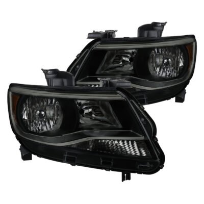 Fits 2015-2022 Chevrolet Colorado Factory Style Headlights (Black Housing / Smoked Lens)