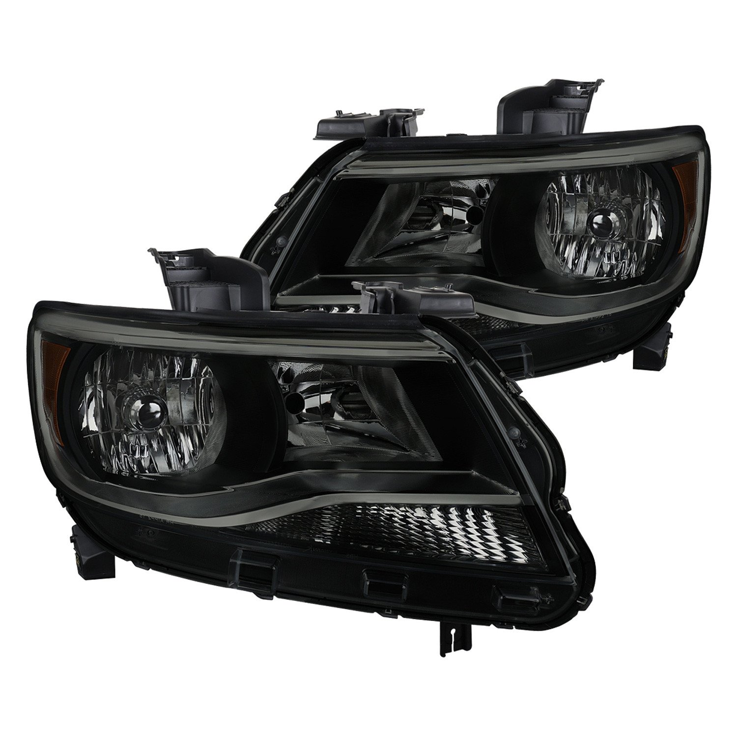 Fits 2015-2022 Chevrolet Colorado Factory Style Headlights (Black Housing / Smoked Lens)